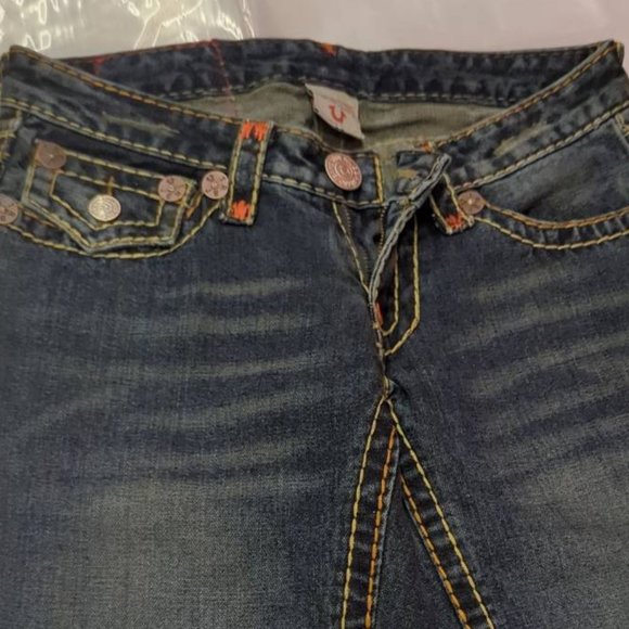 True Religion Boot Cut Jeans Size 27 Inseam 33 New with Tags - Picture 4 of 12